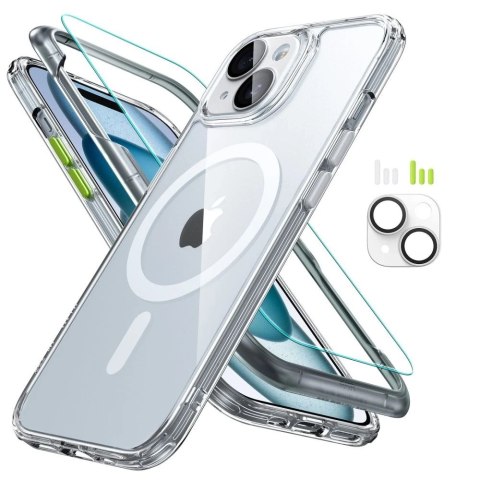 Etui ESR Classic Pro Set Halolock Magsafe do Apple iPhone 15 Clear