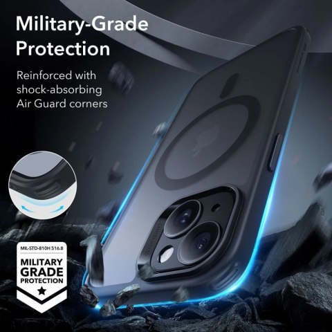 Etui ESR Classic Pro Set Halolock Magsafe do Apple iPhone 15 Frosted Black