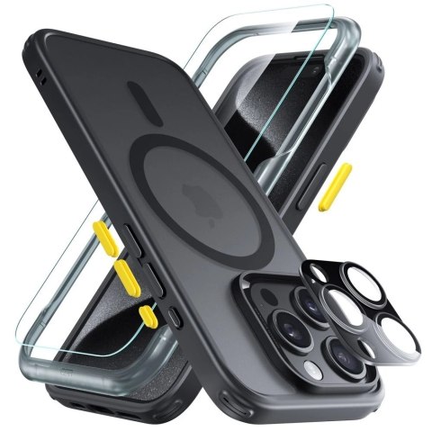 Etui ESR Classic Pro Set Halolock Magsafe do Apple iPhone 15 Pro Frosted Black