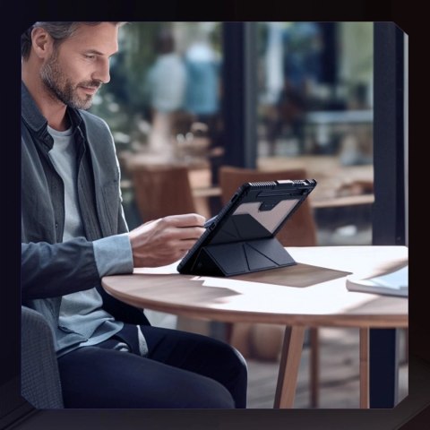 Etui Nillkin Bumper Leather Case Pro do Samsung Galaxy Tab S9 FE+ - czarne