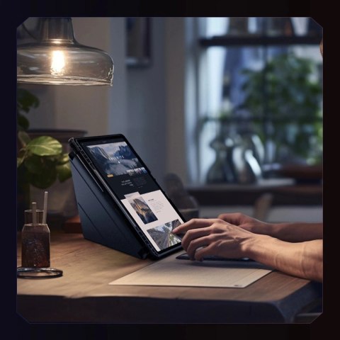 Etui Nillkin Bumper Leather Case Pro do Samsung Galaxy Tab S9 FE+ - czarne