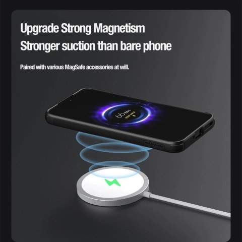 Etui Nillkin Textured Prop Magnetic Case do Xiaomi 14 Pro - czarne