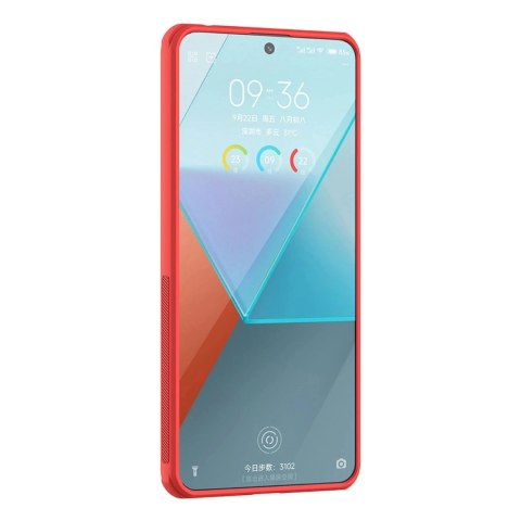 Etui Nillkin Super Frosted Shield Pro do Xiaomi Redmi Note 13 Pro 5G / Poco X6 5G - czerwone