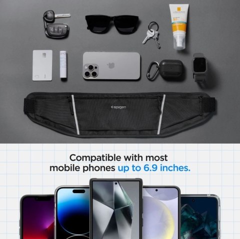 Opaska na ramię Spigen A702 Dynamic Shield Armband Black