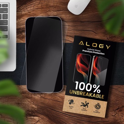 Szkło "NIETŁUKĄCE" do Xiaomi Poco X6 / Poco M6 Pro 4G / Redmi Note 13 Pro 4G / 5G na ekran hybrydowe Alogy Flexi Glass 9H Case F