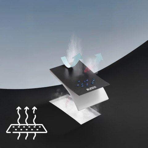 Poduszka samochodowa na zagłówek pod szyję podróżna pianka zapamiętująca biurowa na oparcie Czarna