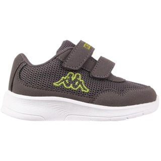Buty dla dzieci Kappa Cracker II szaro-limonkowe 280009M 1633