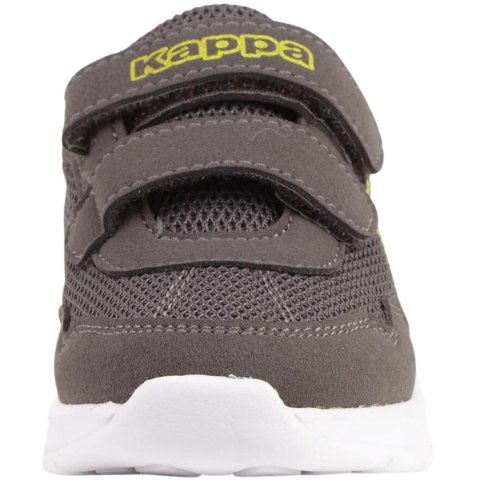 Buty dla dzieci Kappa Cracker II szaro-limonkowe 280009M 1633 Buty dla dzieci Kappa Cracker II szaro-limonkowe 280009M 1633