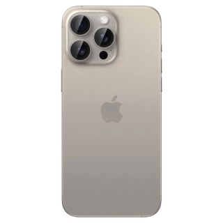 2 x Osłona Aparatu Spigen Optik.TR "Ez Fit" Camera Protector do iPhone 14 Pro / Pro Max / 15 Pro / Pro Max Natural Titanium