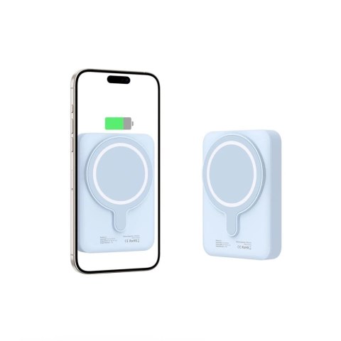 Powerbank magnetyczny PB11 Lifemag Magsafe Power Bank 10000 mAh Blue