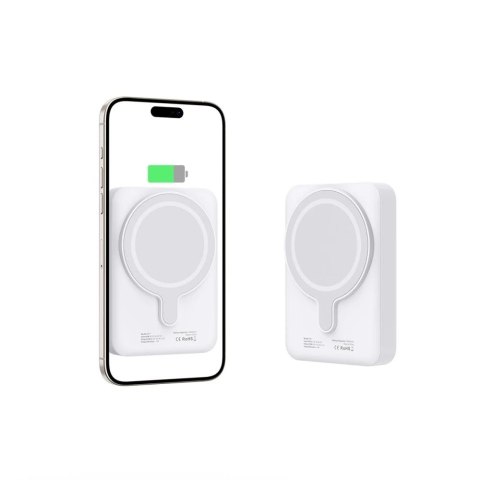 Powerbank magnetyczny PB11 Lifemag Magsafe Power Bank 10000 mAh White
