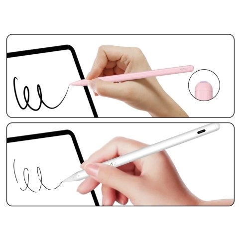 Rysik precyzyjny magnetyczny indukcyjny długopis Digital Magnetic Stylus Pen "2" do Apple iPad Pink