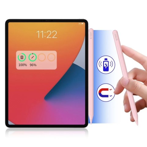 Rysik precyzyjny magnetyczny indukcyjny długopis Digital Magnetic Stylus Pen "2" do Apple iPad Pink