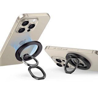 Uchwyt magnetyczny ESR HaloLock Magnetic MagSafe Ring Stand na telefon palec Czarny
