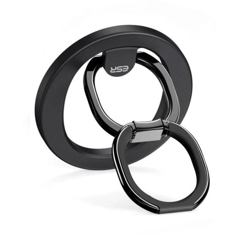 Uchwyt magnetyczny ESR HaloLock Magnetic MagSafe Ring Stand na telefon palec Czarny