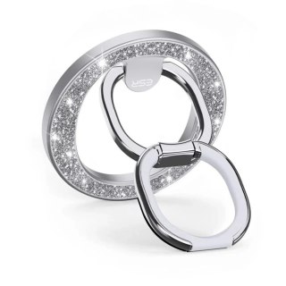 Uchwyt magnetyczny ESR HaloLock Magnetic MagSafe Ring Stand na telefon palec Rhinestone
