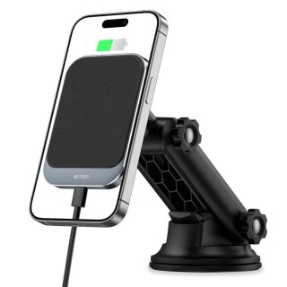 Uchwyt samochodowy indukcyjny magnetyczny MM15W-V2 Magnetic MagSafe Dashboard Car Mount Wireless Charger 15W Czarny