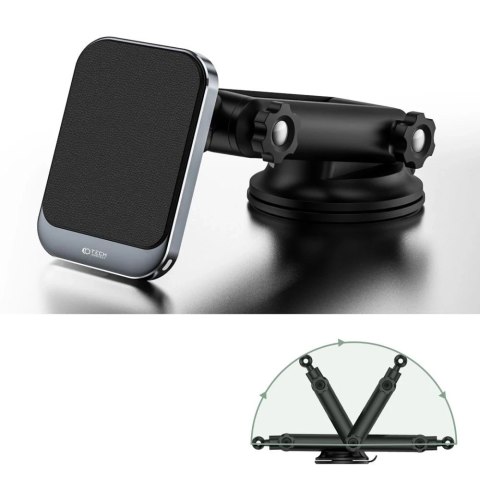 Uchwyt samochodowy indukcyjny magnetyczny MM15W-V2 Magnetic MagSafe Dashboard Car Mount Wireless Charger 15W Czarny