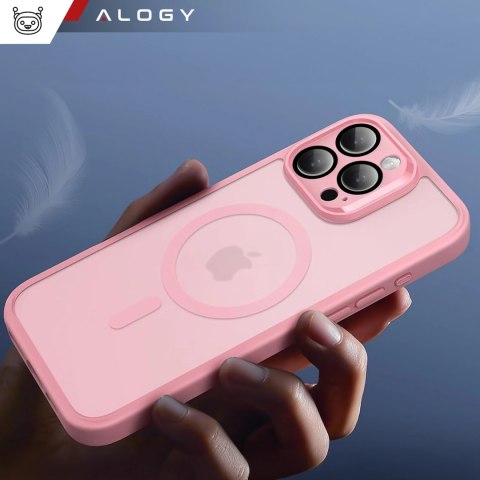 3w1 Zestaw Etui Hybrydowe + Szkło do Apple iPhone 16 Pro Max obudowa ochronna Hybrydowe MagSafe z ochroną obiektywu case + 2x Sz