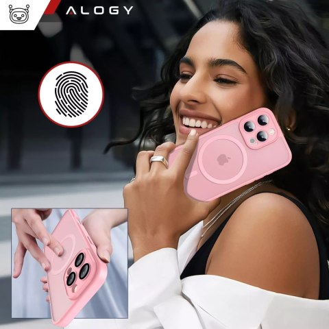 3w1 Zestaw Etui Hybrydowe + Szkło do Apple iPhone 16 Pro Max obudowa ochronna Hybrydowe MagSafe z ochroną obiektywu case + 2x Sz