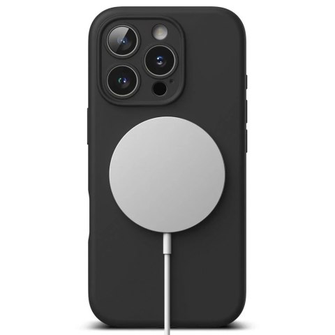 Etui magnetyczne silikonowe Ringke MagSafe do iPhone 16 Pro Czarny