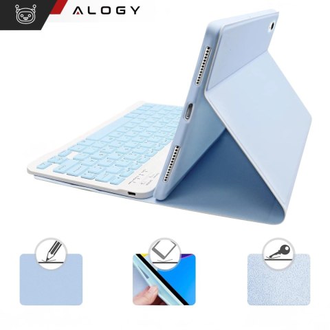 Etui ochronne z klawiaturą Alogy Keyboard case z miejscem na rysik klawiatura bezprzewodowa do Apple iPad 11 2025 / iPad 10.9 20