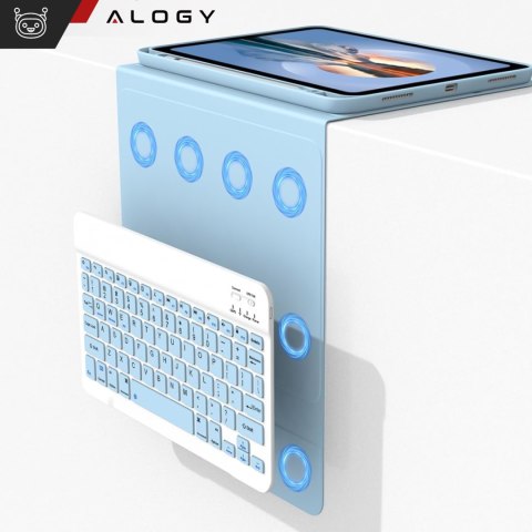 Etui ochronne z klawiaturą Alogy Keyboard case z miejscem na rysik klawiatura bezprzewodowa do Apple iPad 11 2025 / iPad 10.9 20