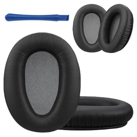 Nauszniki 2x wymienne pady gąbki do słuchawek do SONY WH-CH700N MDR-ZX770BN ZX Czarne
