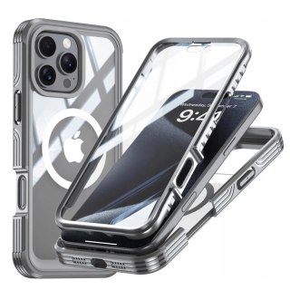Etui ochronne na telefon do Apple iPhone 16 Pro Alogy Shield360 MagCase™️ do MagSafe obudowa z ochroną wyświetlacza i aparatu Ti