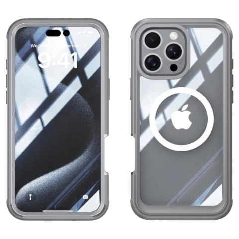 Etui ochronne na telefon do Apple iPhone 16 Pro Alogy Shield360 MagCase™️ do MagSafe obudowa z ochroną wyświetlacza i aparatu Ti