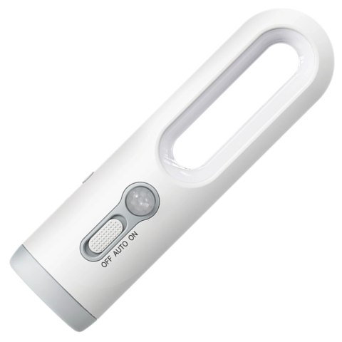 Lampka nocna LED z czujnikiem ruchu Alogy Night LED Lamp na biurko przenośna z latarką Biała