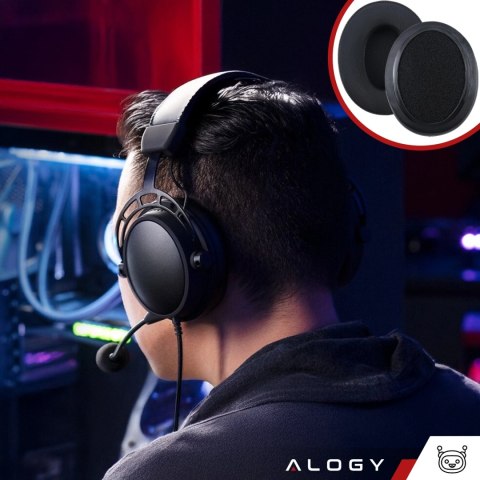 Nauszniki 2x wymienne pady gąbki do słuchawek do HyperX Cloud I / II / Alpha / Pro / S / X / Core / Stinger / Flight