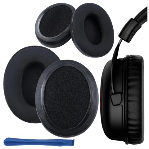 Nauszniki 2x wymienne pady gąbki do słuchawek do HyperX Cloud I / II / Alpha / Pro / S / X / Core / Stinger / Flight