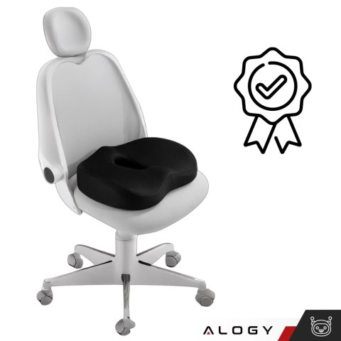 Poduszka ortopedyczna do siedzenia Alogy Seat Pillow do auta na krzesło do biurka siedzisko na fotel z pianką Memory Foam zapami