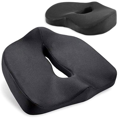Poduszka ortopedyczna do siedzenia Alogy Seat Pillow do auta na krzesło do biurka siedzisko na fotel z pianką Memory Foam zapami