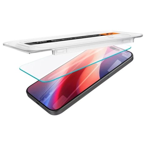2x Szkło Hartowane Spigen Glas.Tr "Ez Fit" 2-Pack do iPhone 16 Pro Clear