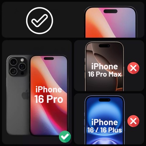 2x Szkło Hartowane Spigen Glas.Tr "Ez Fit" 2-Pack do iPhone 16 Pro Clear