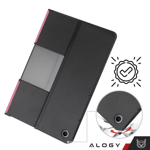 Etui ochronne do Lenovo Tab Plus 11.5" 2024 TB351FU Alogy Book Cover Case obudowa na tablet Różowe