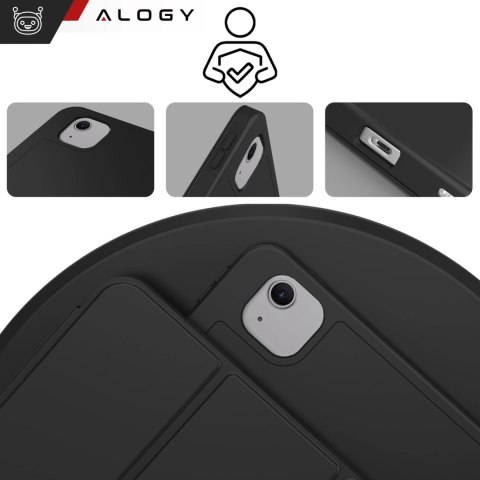 Etui ochronne z miejscem na rysik do Apple iPad Air 13" 2024/2025, iPad Pro 12.9" 2018-2022 Alogy Book Cover Case obudowa na tab