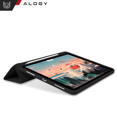 Etui ochronne z miejscem na rysik do Apple iPad Air 13" 2024/2025, iPad Pro 12.9" 2018-2022 Alogy Book Cover Case obudowa na tab