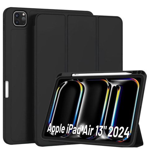 Etui ochronne z miejscem na rysik do Apple iPad Air 13" 2024/2025, iPad Pro 12.9" 2018-2022 Alogy Book Cover Case obudowa na tab