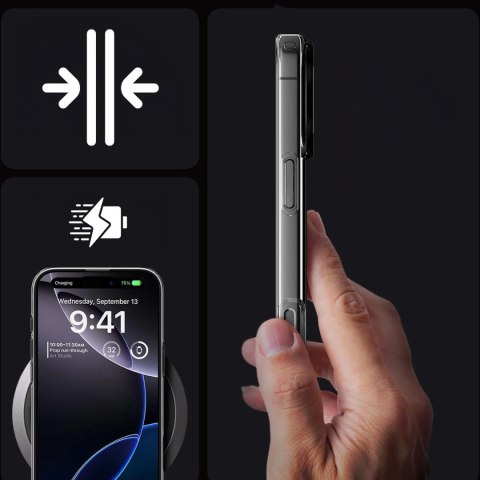 Etui do iPhone 16 Pro Max Spigen Liquid Crystal Mag Magsafe obudowa ochronna na telefon Clear