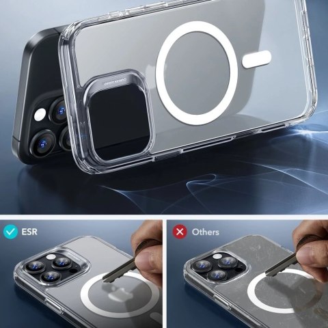 Etui obudowa ESR Classic Hybrid Halolock Magsafe & Tempered Glass do iPhone 16 Pro Frosted Clear