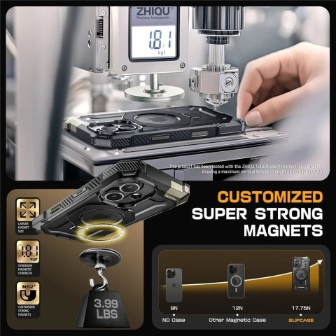 Etui Supcase UB Grip Mag Magsafe do iPhone 16 Black