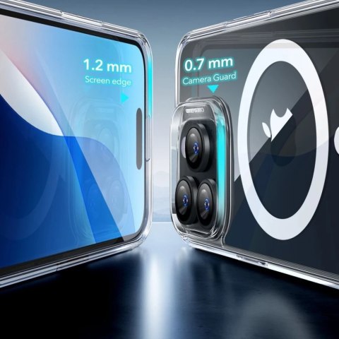 Etui obudowa ESR Classic Hybrid Halolock Magsafe & Tempered Glass do iPhone 16 Pro Clear