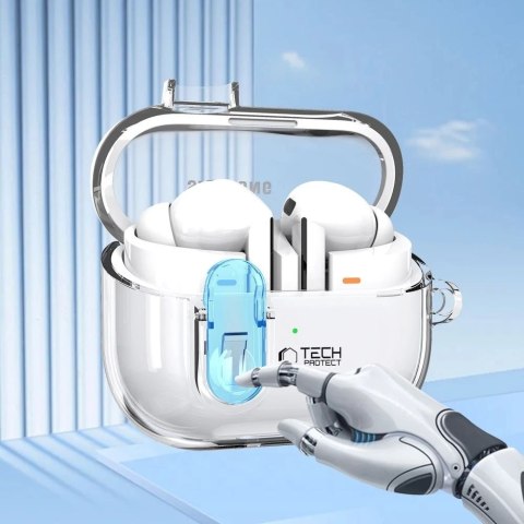 Etui ochronne Flexair do Samsung Galaxy Buds 3 / 3 Pro Clear