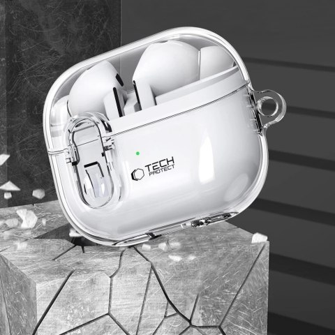 Etui ochronne Flexair do Samsung Galaxy Buds 3 / 3 Pro Clear