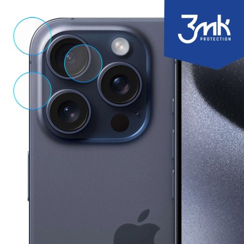 Szkło x4 na kamerę obiektyw 3mk Lens Protection do Apple iPhone 16