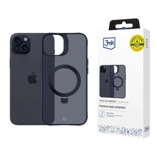Apple iPhone 15 - 3mk Smoke Case Mag&Stand