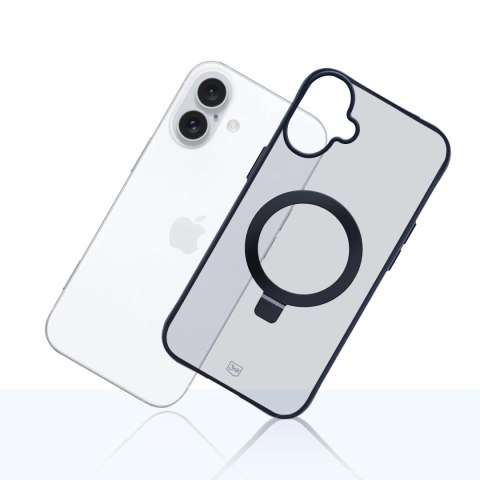 Etui do Apple iPhone 16 Plus 3mk Smoke Case Mag&Stand